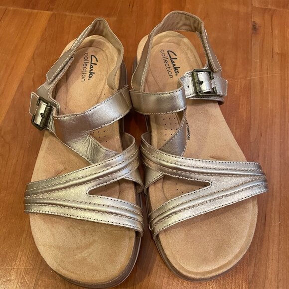 Clarks womens Brynn Ave Flat Sandal - Picture 6 of 9